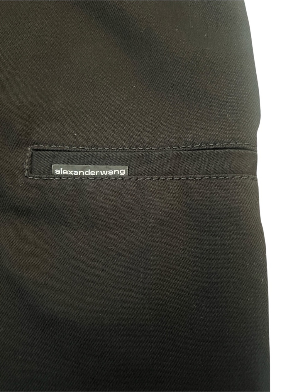 Alexander Wang Skate Fit Denim Chino Wide Leg Oversized Pants Sz 36 NWT w/COA - Picture 5 of 13